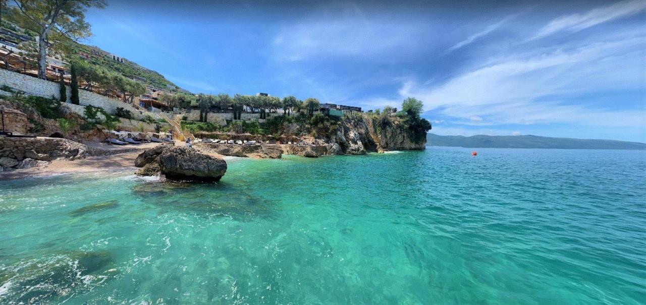 Celeste Bay Apartment Vlorë Esterno foto